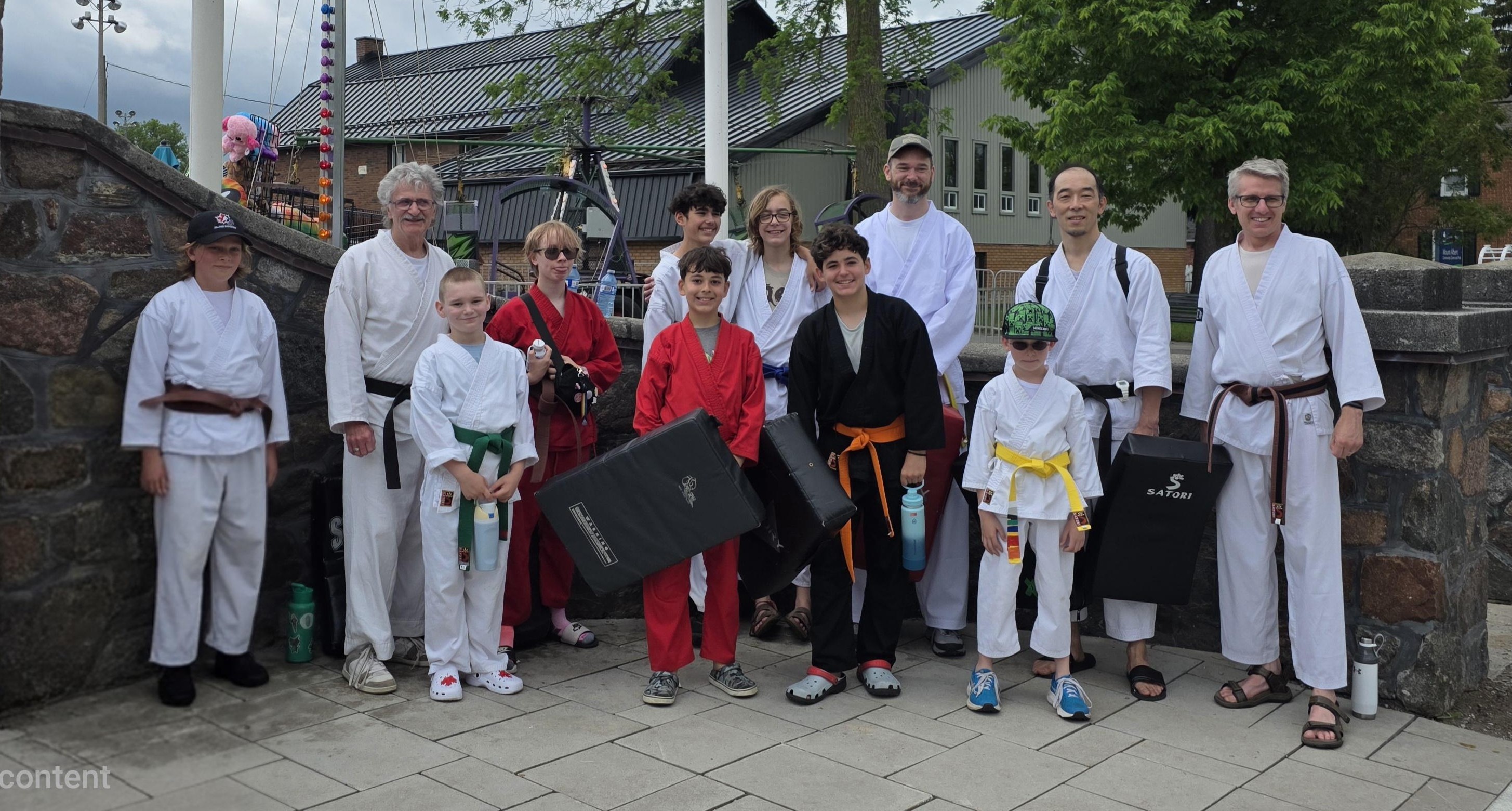 picture of students training